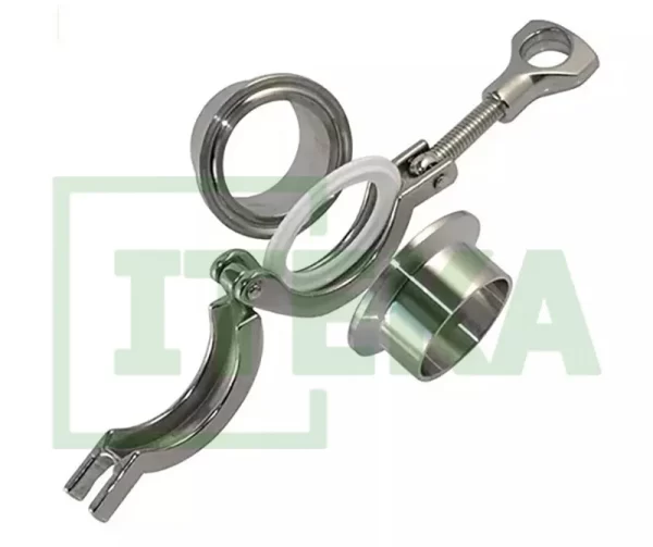 cấu tạo của clamp inox vi sinh nối hàn