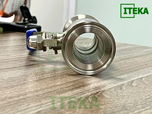 Cơ chế hoạt động van bi vi sinh nối clamp