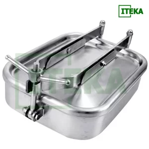 nắp bồn chữ nhật inox vi sinh