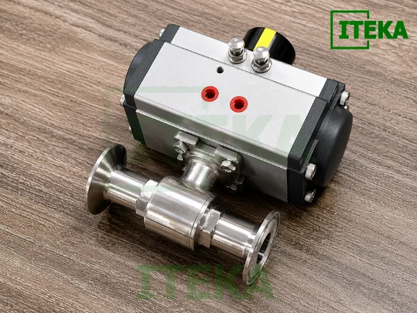 Van bi vi sinh 2 ngả điều khiển khí nén là gì?