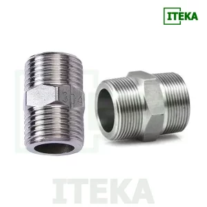 Kép ren thẳng inox