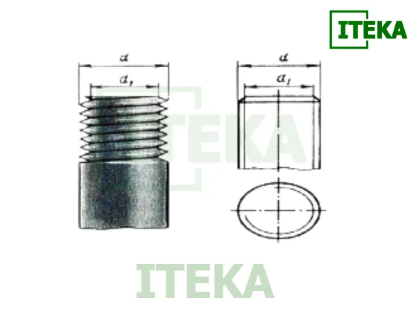 Bản vẽ cấu tạo đầu ren inox