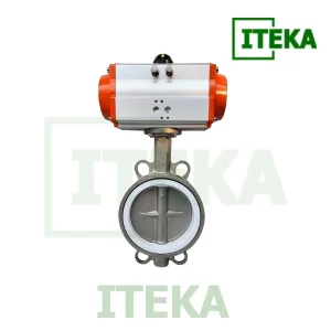 Van bướm inox điều khiển khí nén