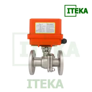 Van bi mặt bích điều khiển điện 24V