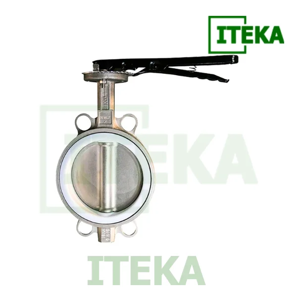Van bướm inox tay gạt kẹp wafer