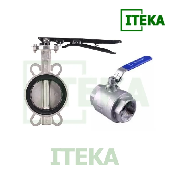 Van bướm tay gạt inox hay van bi inox