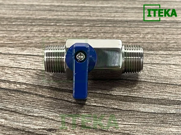 Thao tác lắp đặt van bi mini nhanh chóng