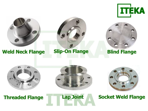 Phân loại mặt bích inox theo cấu tạo