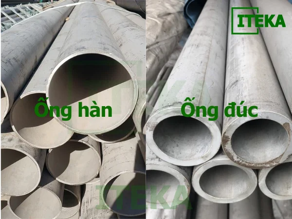 So sánh ống đúc và ống hàn inox công nghiệp
