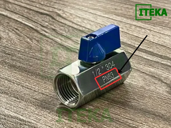 PN63 khắc trên thân van mini nghĩa là gì?