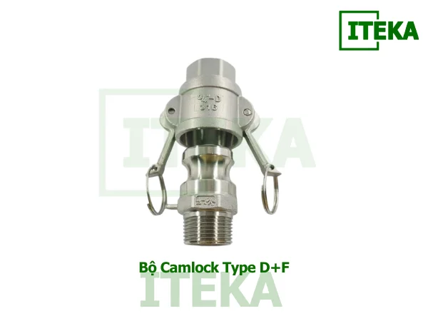 D + F – Khi cả thiết bị và tuyến ống đều dùng ren nhưng vẫn cần gài nhanh