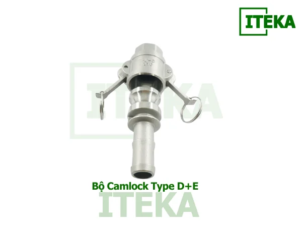 D + E – Khi thiết bị ren ngoài cần nối nhanh với ống mềm