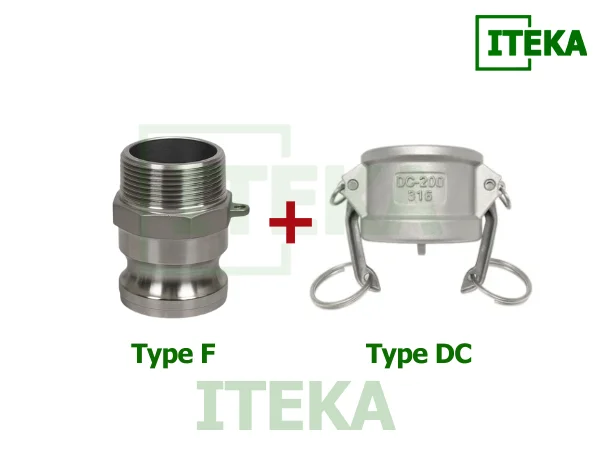 F–DC: Nắp bụi bảo vệ cho đầu đực Camlock type F