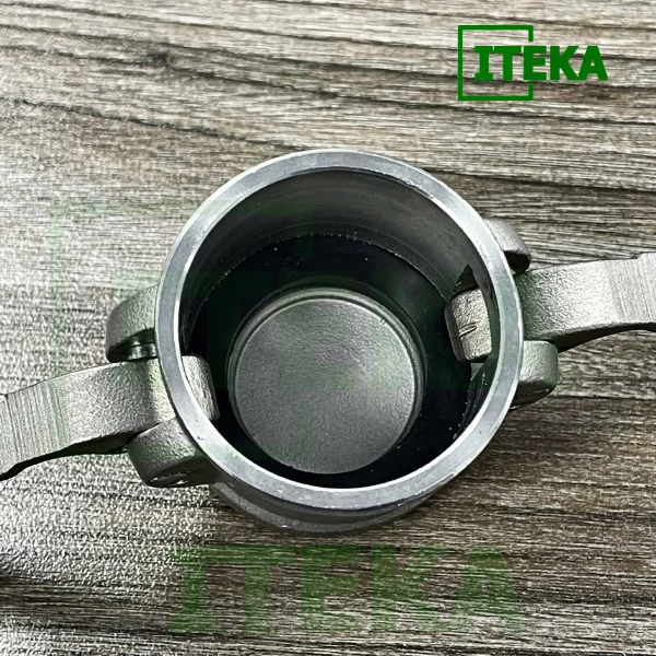 Cấu tạo khớp nối nhanh inox Camlock type DC với đáy được bịt kín cùng với gioăng EPDM