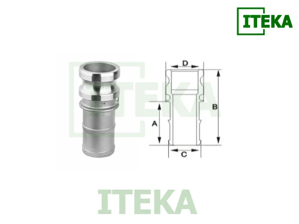 Bản vẽ cấu tạo khớp nối nhanh kiểu E