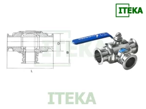 Van bi 3 ngả vi sinh