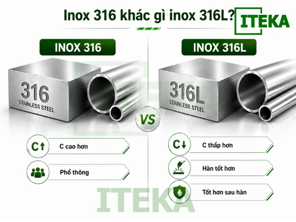 Inox 316 và Inox 316L là gì?