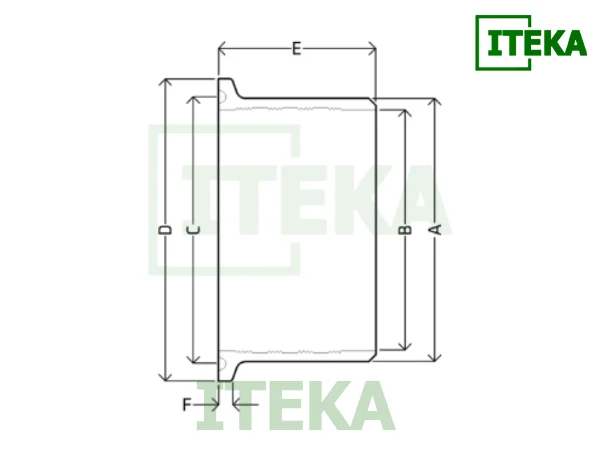 Kích thước clamp nong inox vi sinh