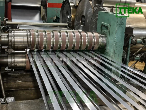 Cắt tấm inox thành các dải băng dài