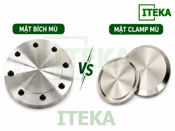 Vì sao nhiều người dễ nhầm mặt bích mù và mặt clamp mù?