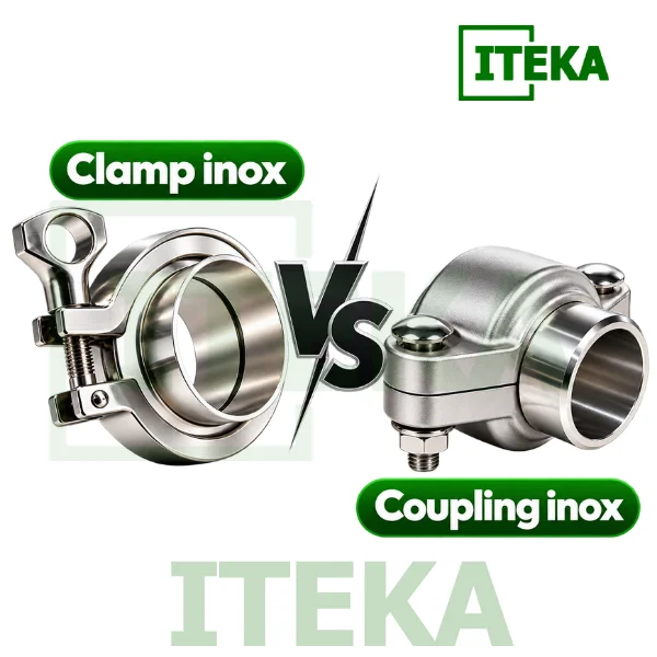 Sự khác biệt của clamp inox và coupling inox